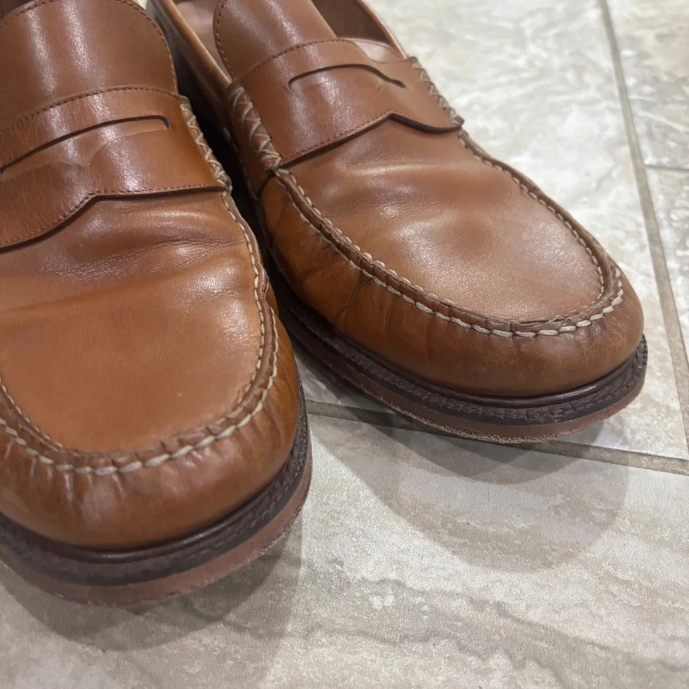 Cole Haan Mens American Classics Penny Loafer British Tan Leather C38740 11.5 M